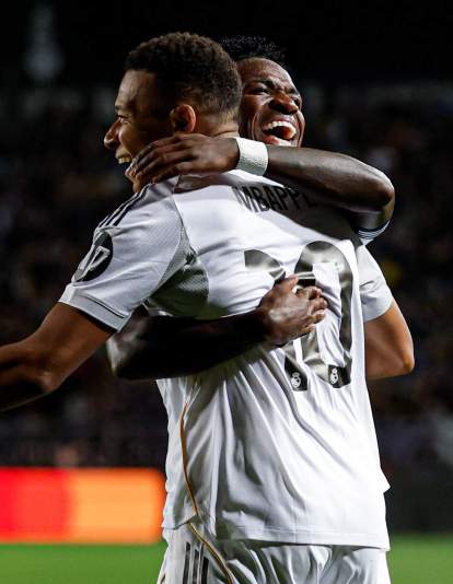 mbappe vinicius celebracion gol