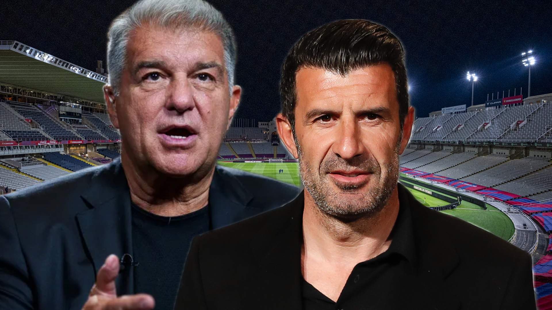 Laporta habla del recibimiento que le van a dar al madridista Figo en el palco