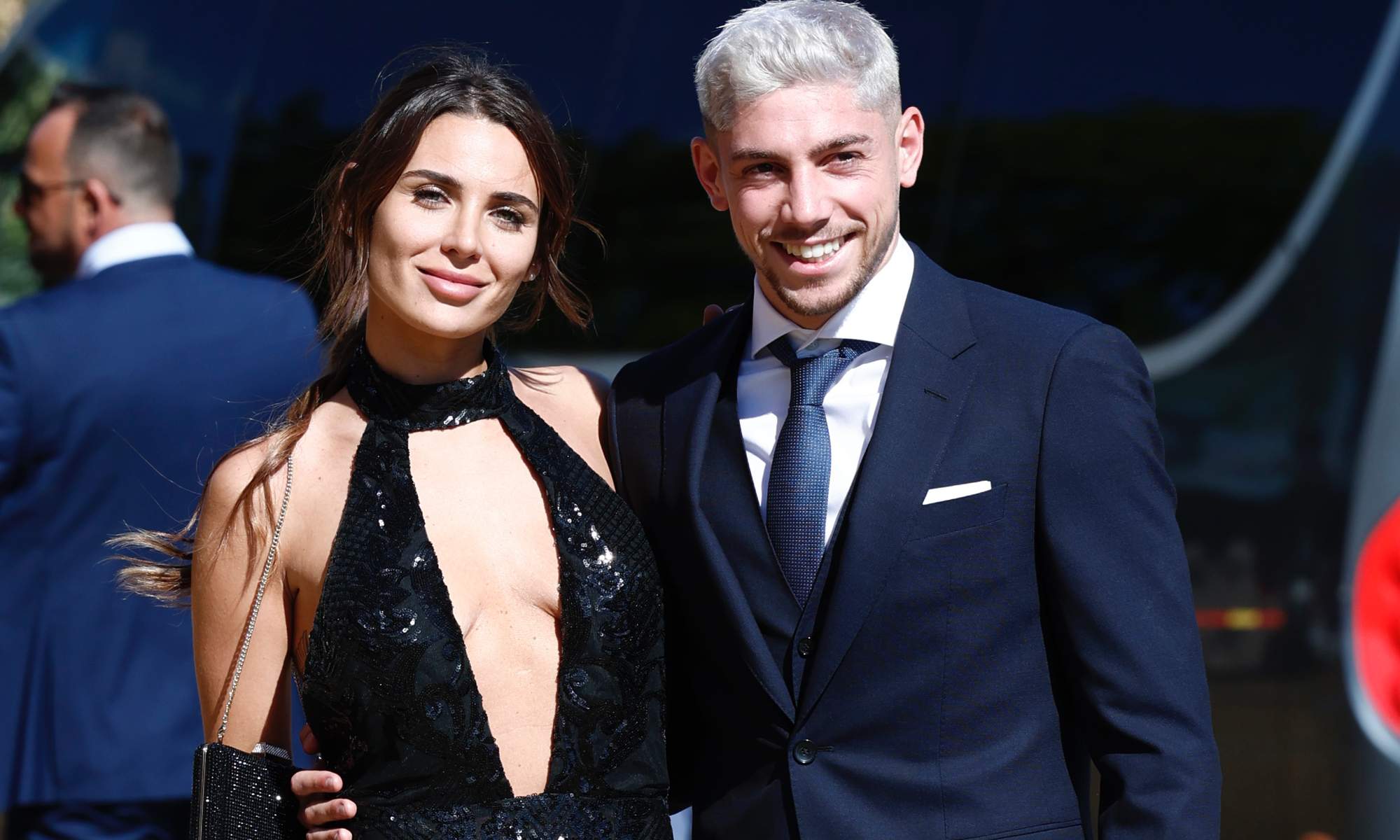 Fede Valverde, junto a su mujer, Mina Bonino.