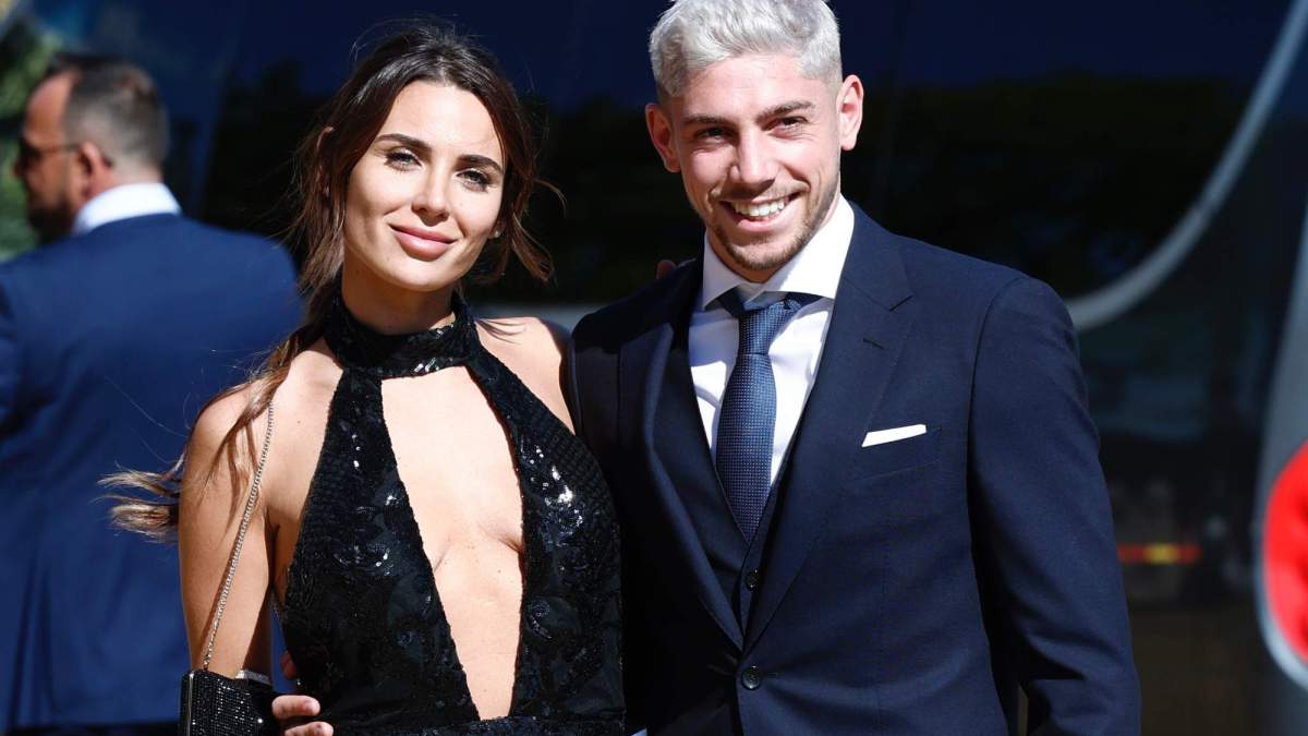 Fede Valverde, junto a su mujer, Mina Bonino. Fede Valverde, junto a su mujer, Mina Bonino.