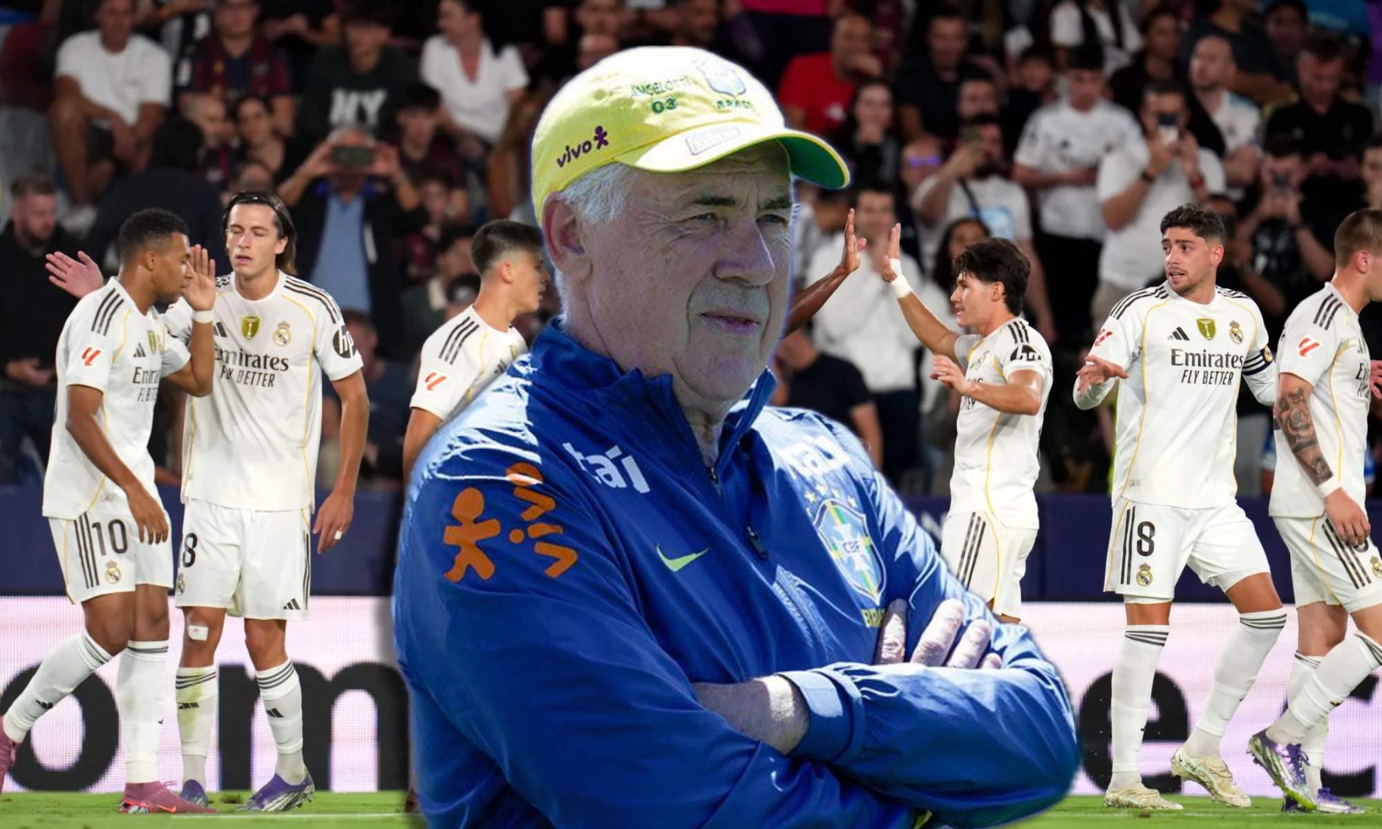 Ancelotti se lleva a 3 jugadores del Real Madrid con Brasil para una paliza de viaje