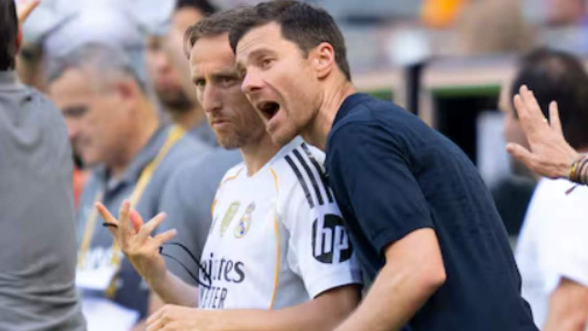 Modric y Xabi Alonso durante el Mundial de Clubes Modric y Xabi Alonso durante el Mundial de Clubes