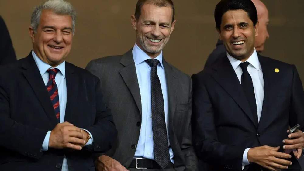 laporta ceferin al khelaifi