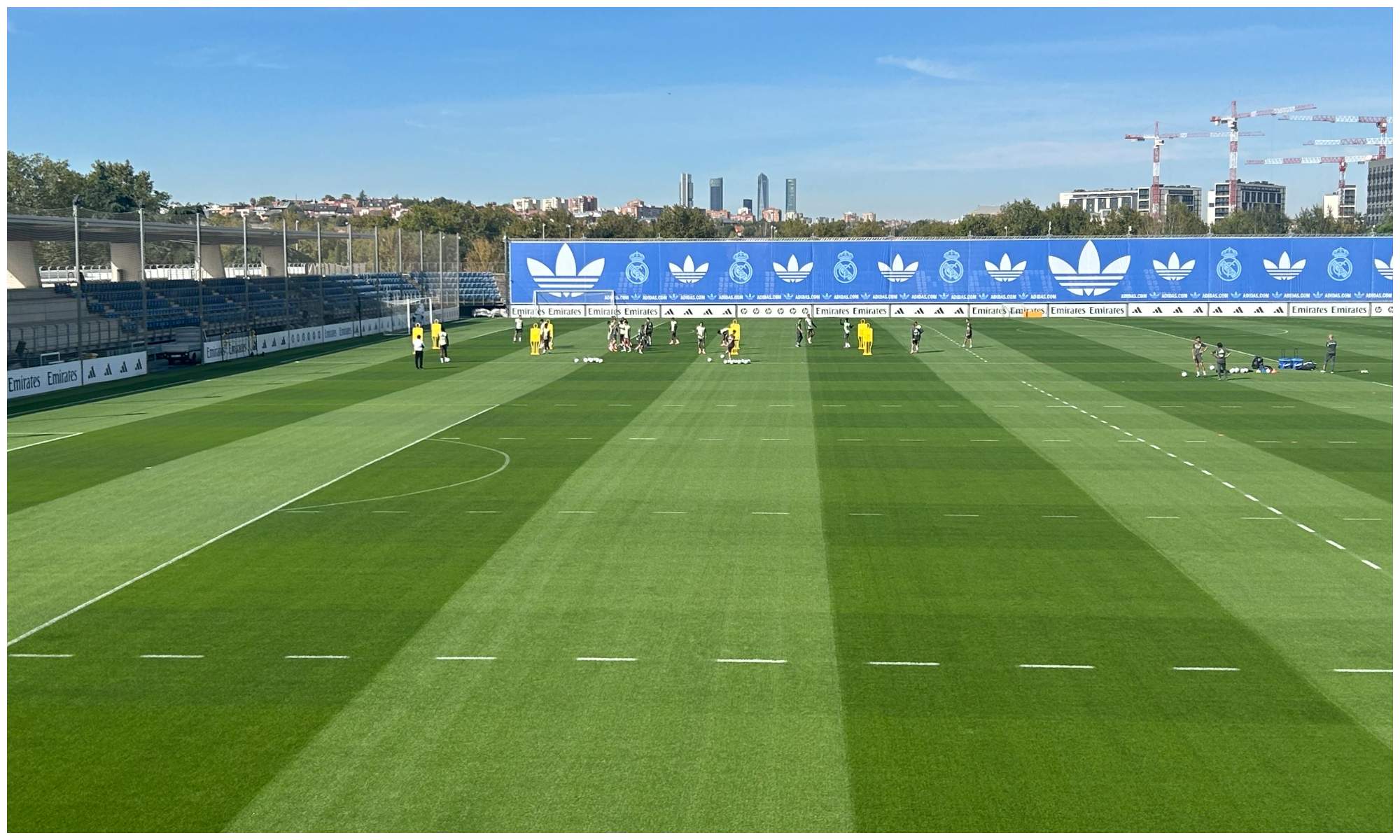 El Real Madrid se entrena en Valdebebas con una buena noticia