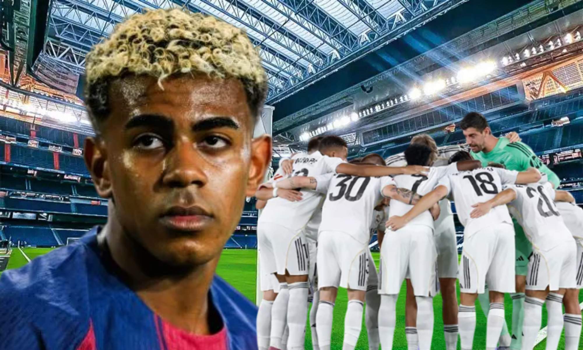 Lamine Yamal, lesionado, pero en el Real Madrid no se lo terminan de creer