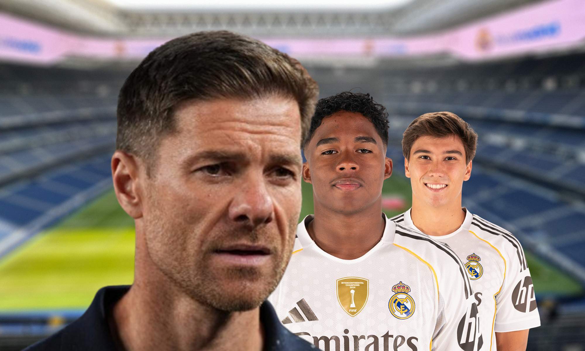Xabi Alonso, Endrick, Gonzalo García y el Santiago Bernabéu.