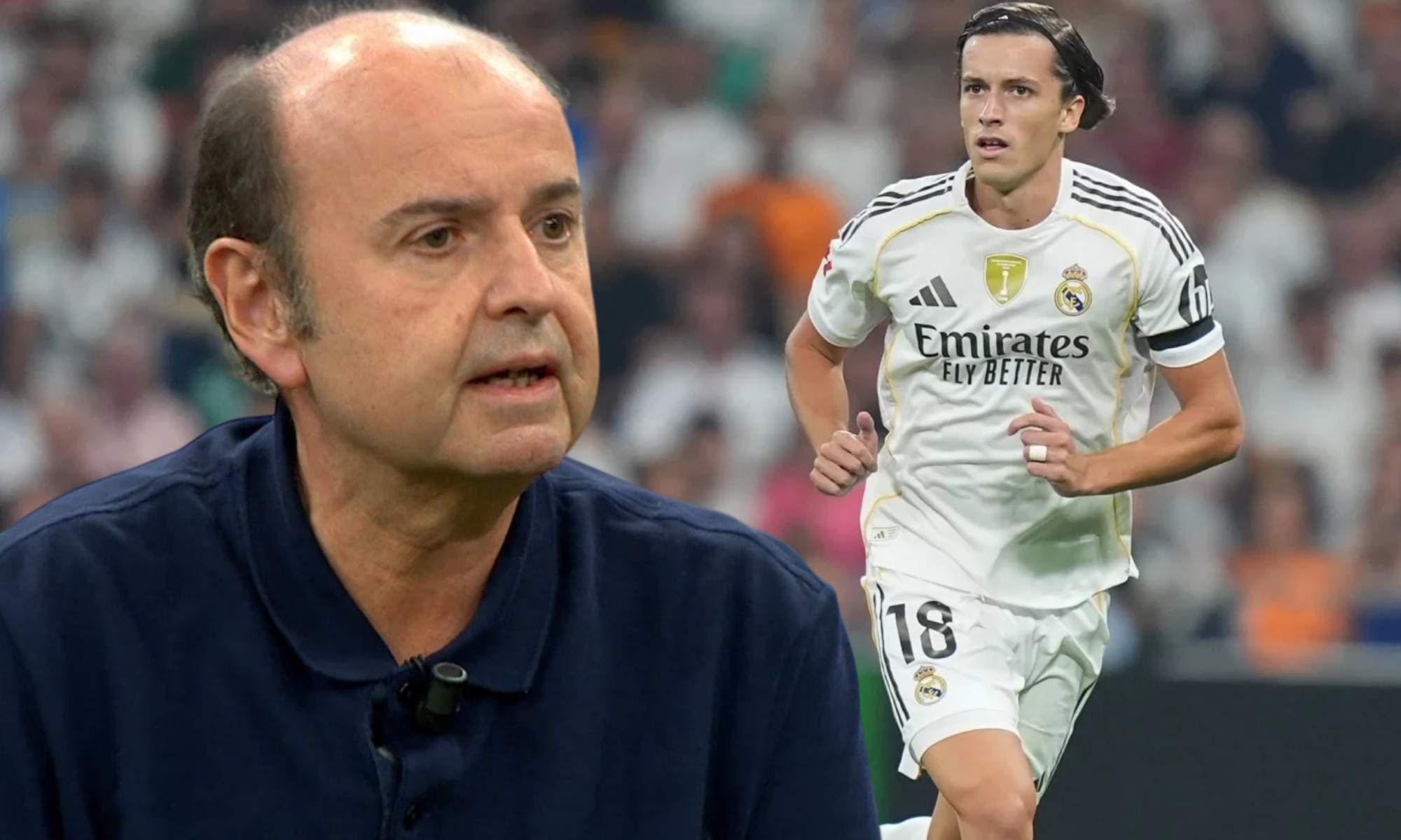 Juanma Rodríguez pide banquillo para un titular del Madrid: "Con este Carreras..." Juanma Rodríguez pide banquillo para un titular del Madrid: "Con este Carreras..."