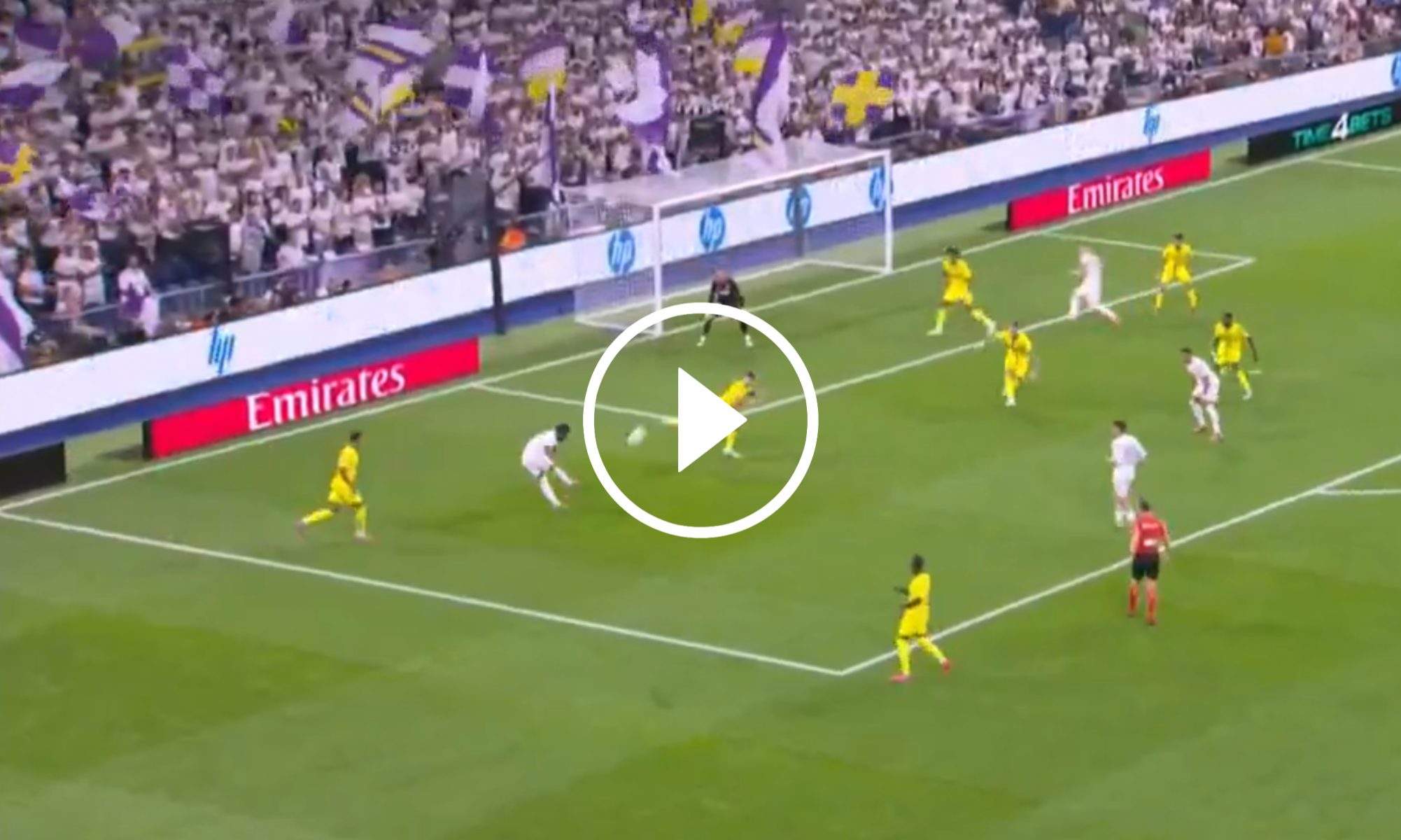 Vinicius marca ante el Villarreal