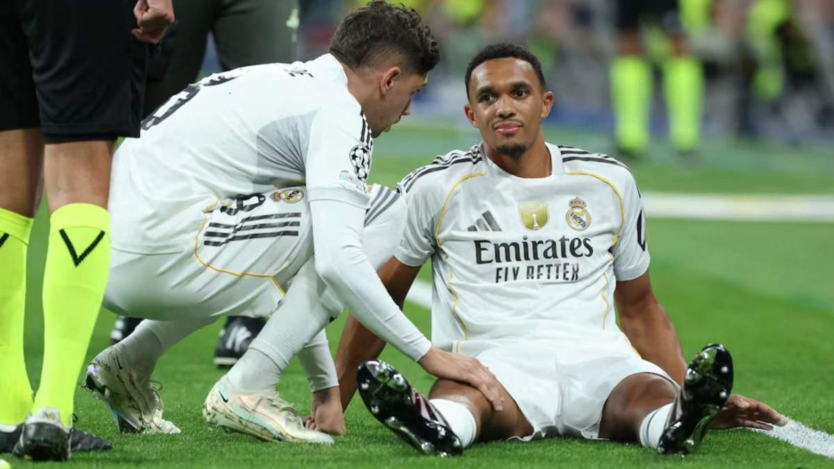 Trent Alexander-Arnold se lesionó en el primer partido de Champions del Real Madrid.