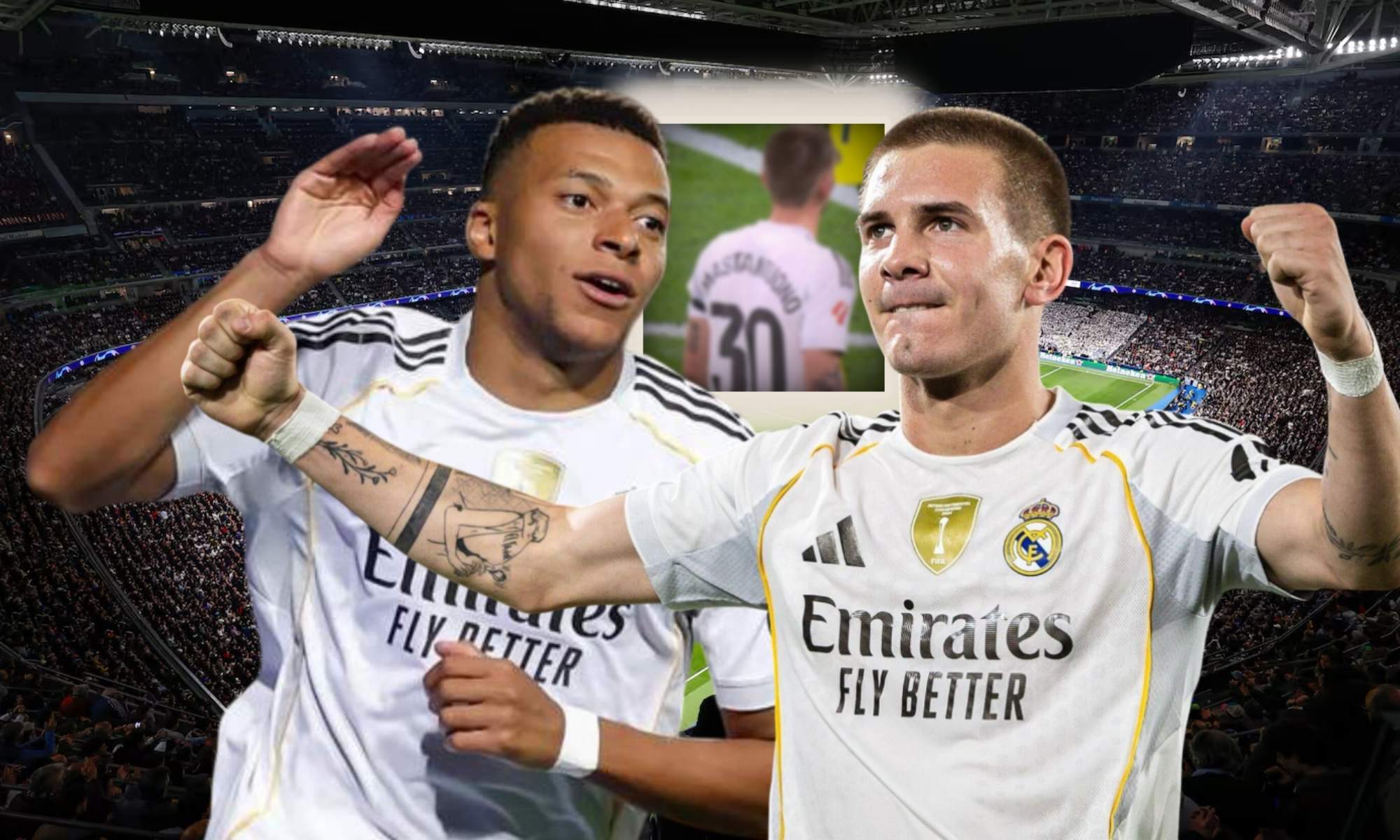 Un tatuaje de Franco Mastantuono podría crear la discordia con Kylian Mbappé en el Real Madrid.