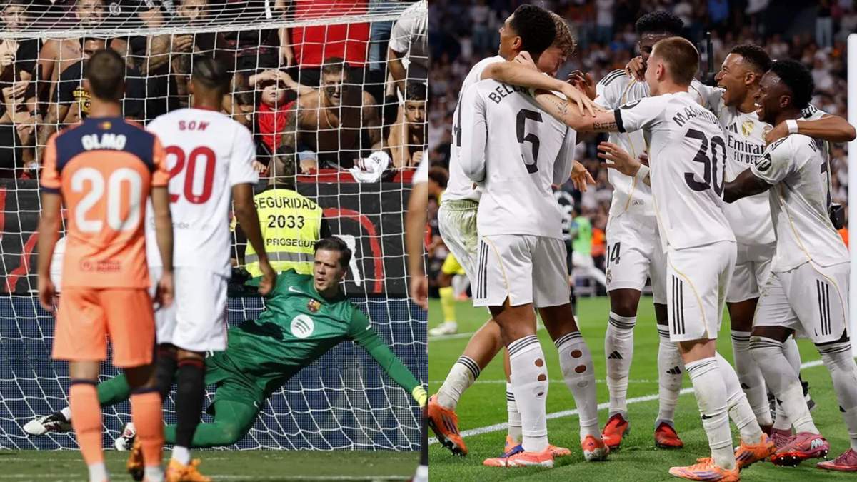 La derrota del Barça en Sevilla devuelve el liderato de la Liga al Real Madrid.