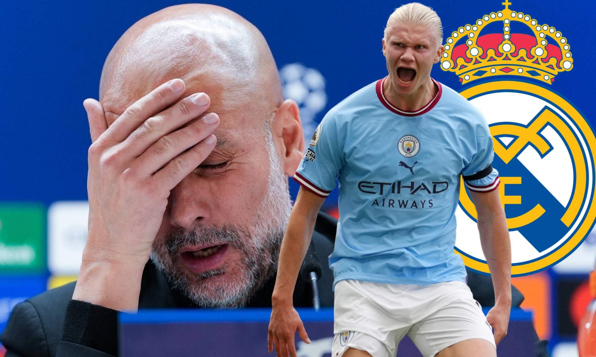 Guardiola no cierra la puerta sobre la salida de Haaland al Real Madrid