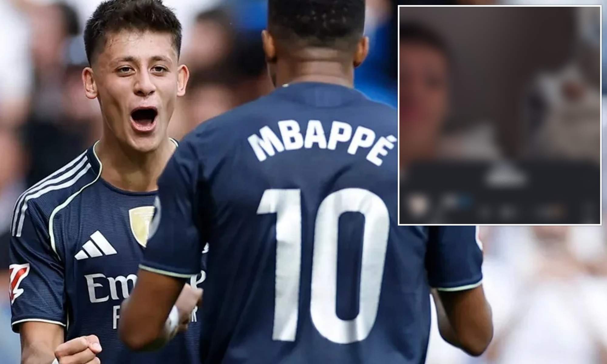 Arda Güler comparte una foto comprometedora de Mbappé en el avión: "No me..."