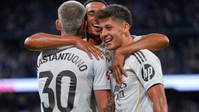 mastantuono arda trent celebracion gol mastantuono arda trent celebracion gol