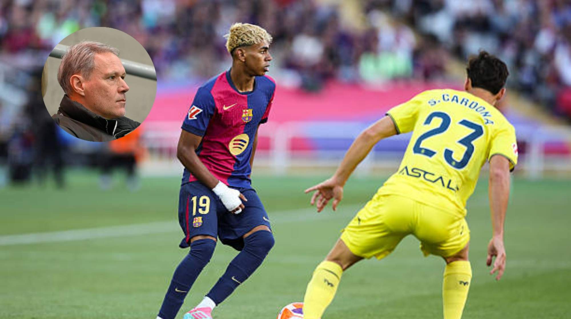 Van Basten, conta todos por Barcelona vs. Villarreal.