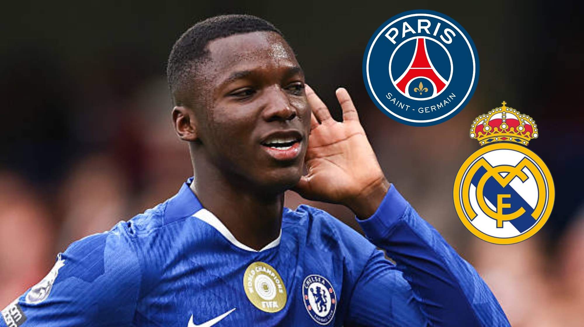 Moisés Caicedo, en la mira del Real Madrid y el PSG. 