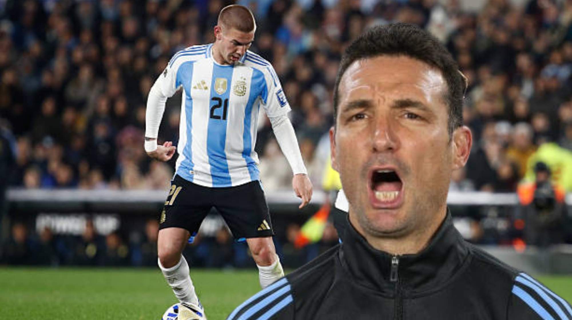 Mensaje claro de Scaloni sobre Mastantuono.  Mensaje claro de Scaloni sobre Mastantuono.