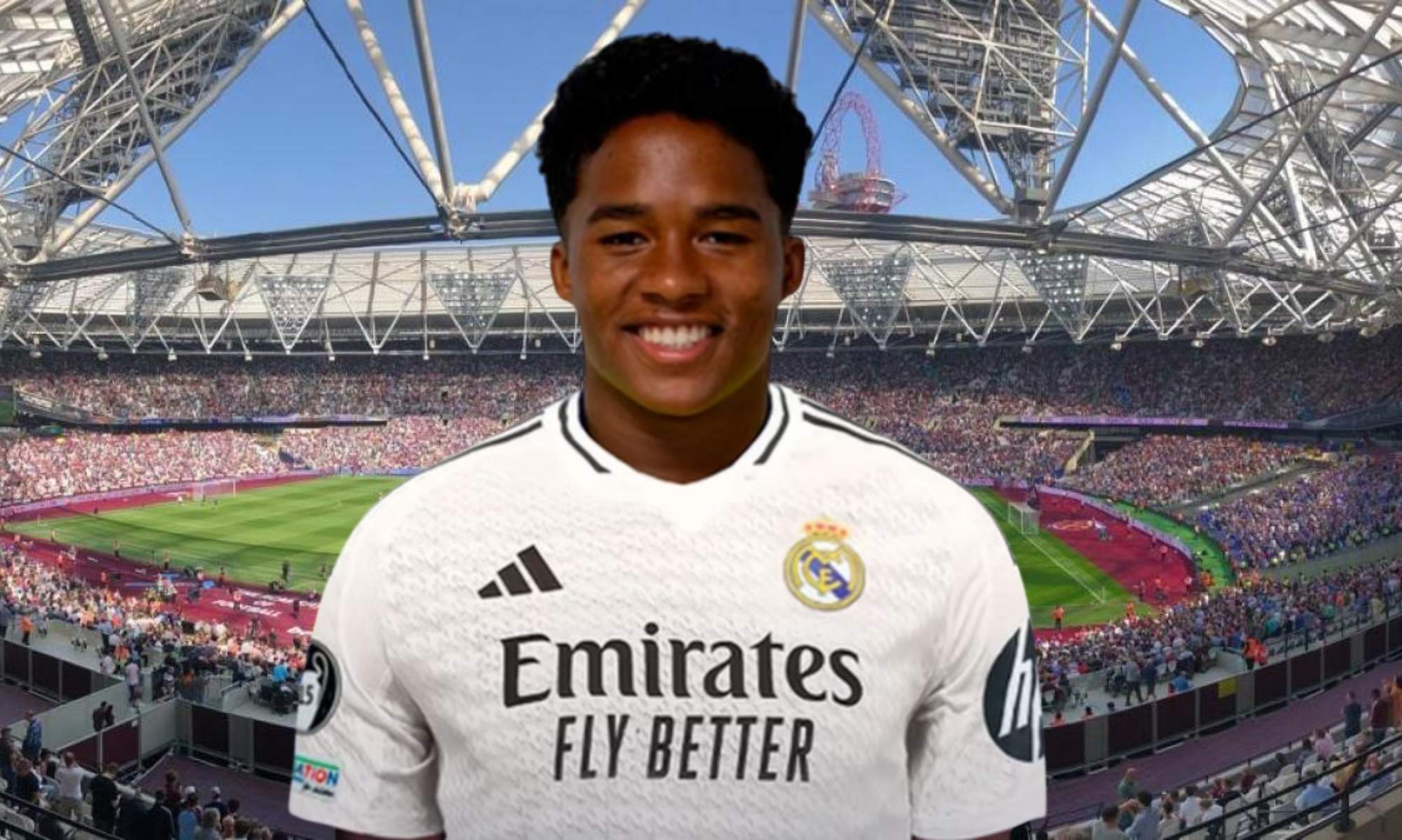 Endrick Felipe podría salir al West Ham en enero, aunque el futbolista quiere triunfar en el Real Madrid.