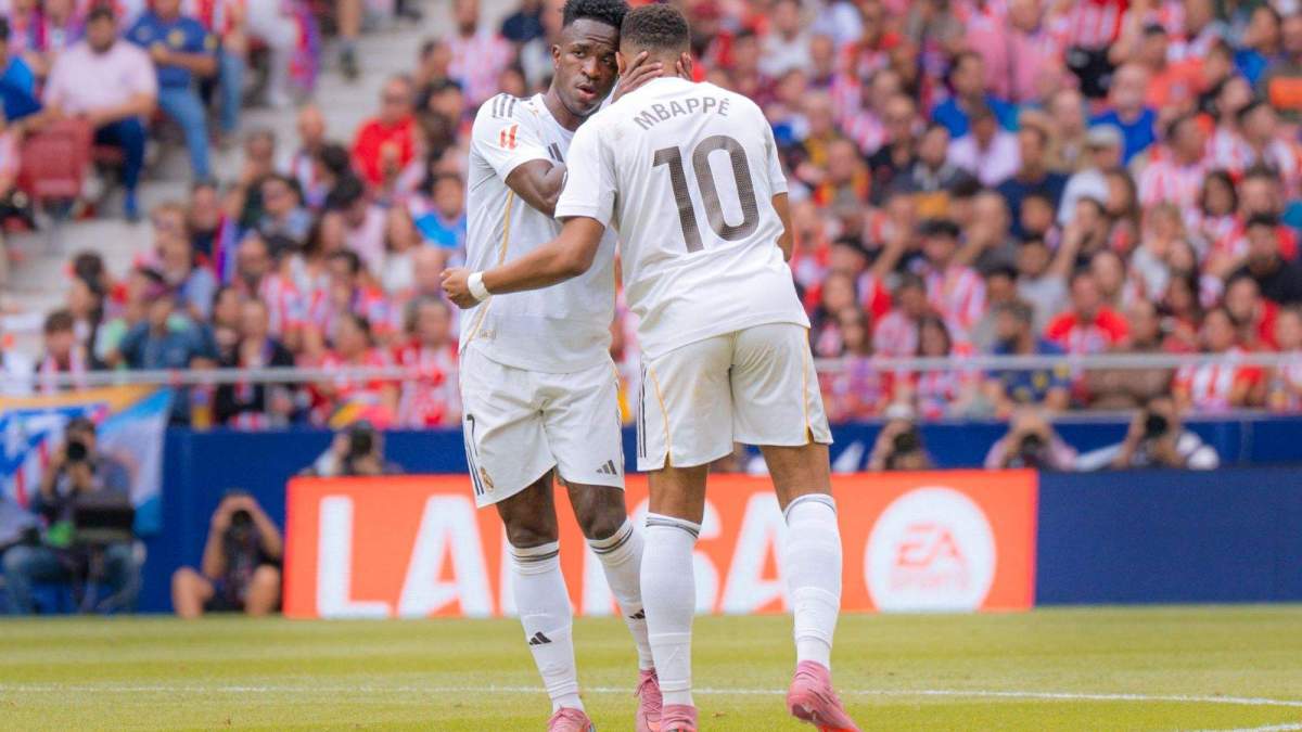 kylian mbappe vinicius junior celebracion gol