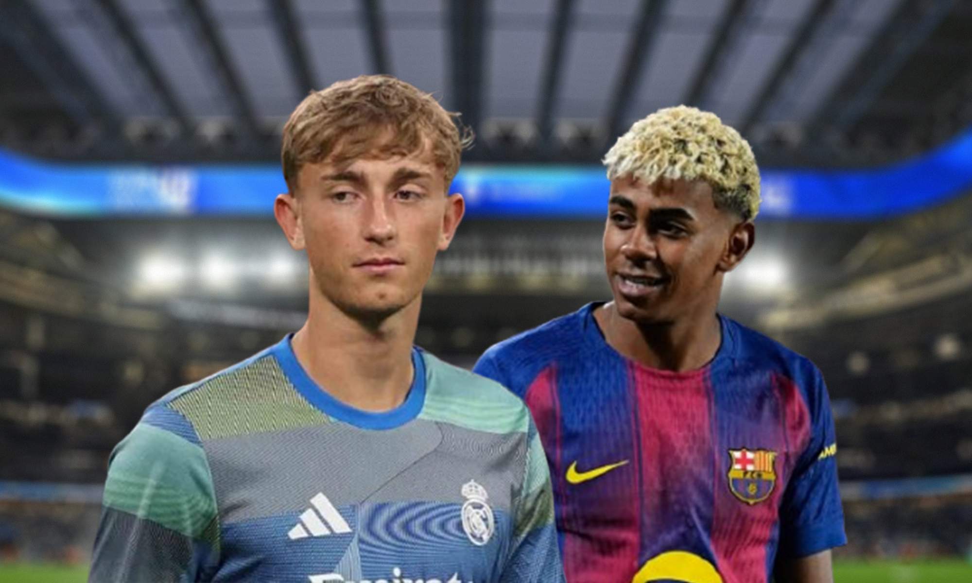 Dean Huijsen, Lamine Yamal y el Santiago Bernabéu.