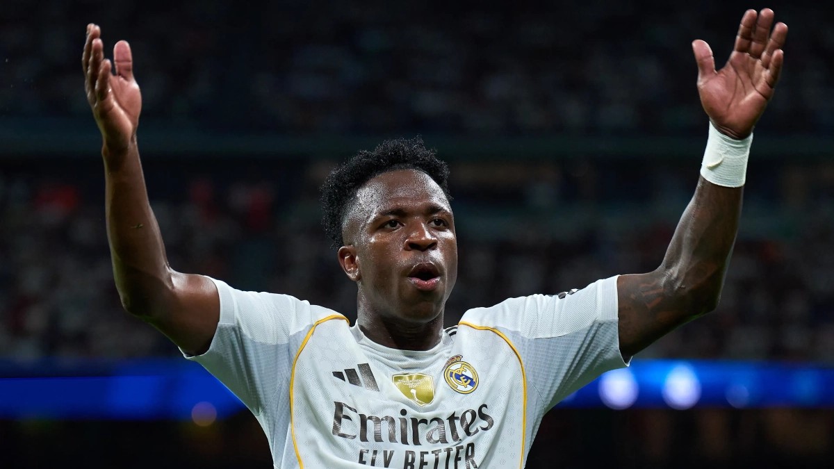 vinicius junior celebracion gol realmadrid