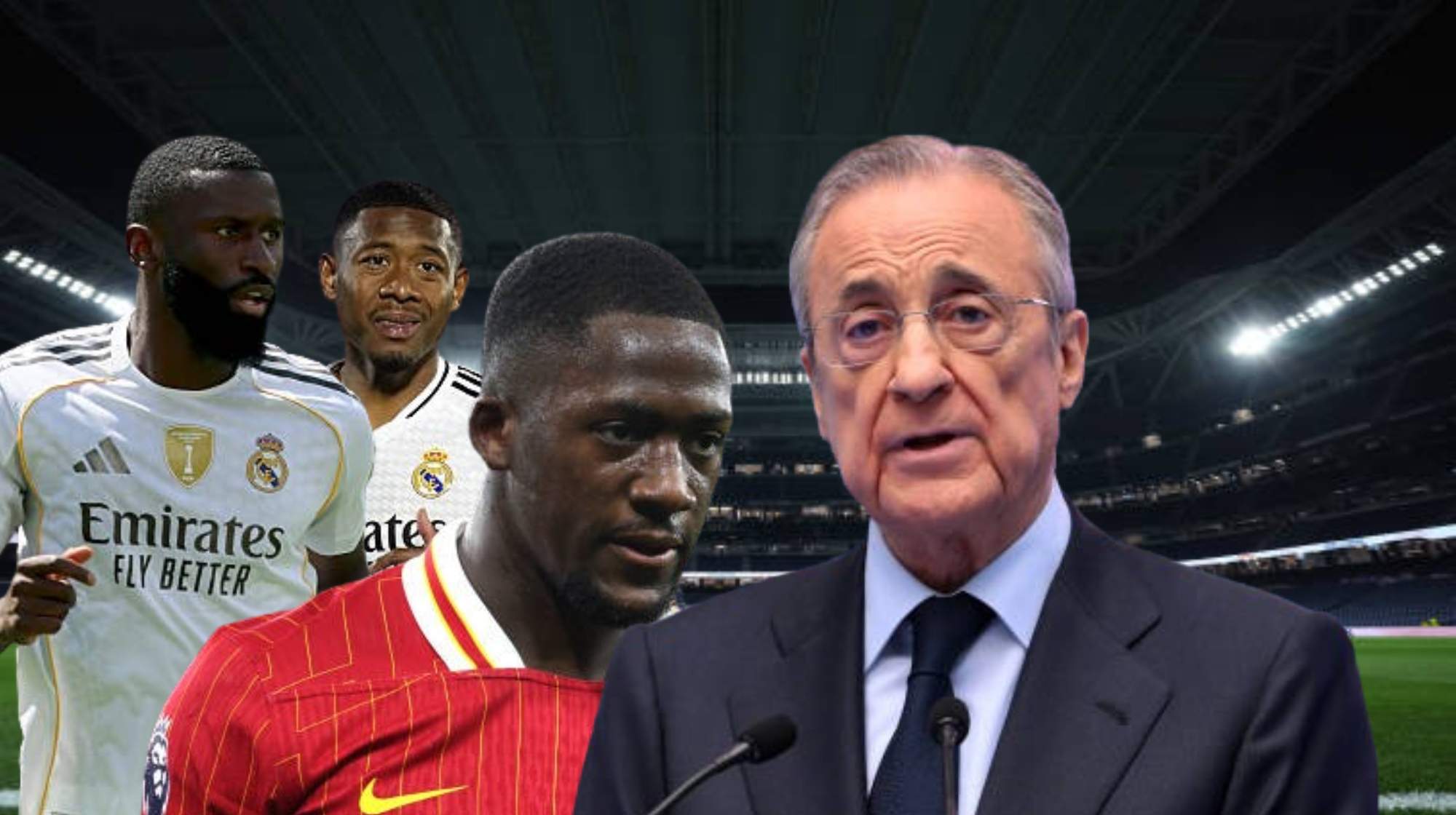 Konaté no sería el reemplazo de Rudiger y Alaba. 