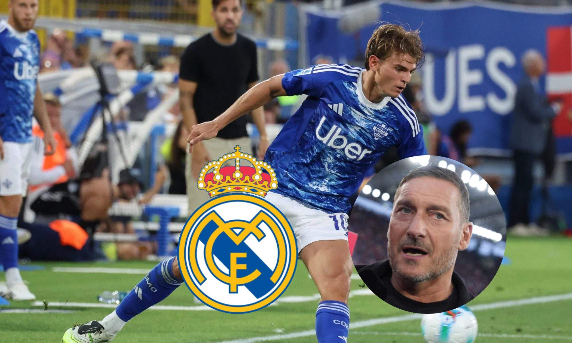 Totti habla de Nico Paz y mira al Real Madrid