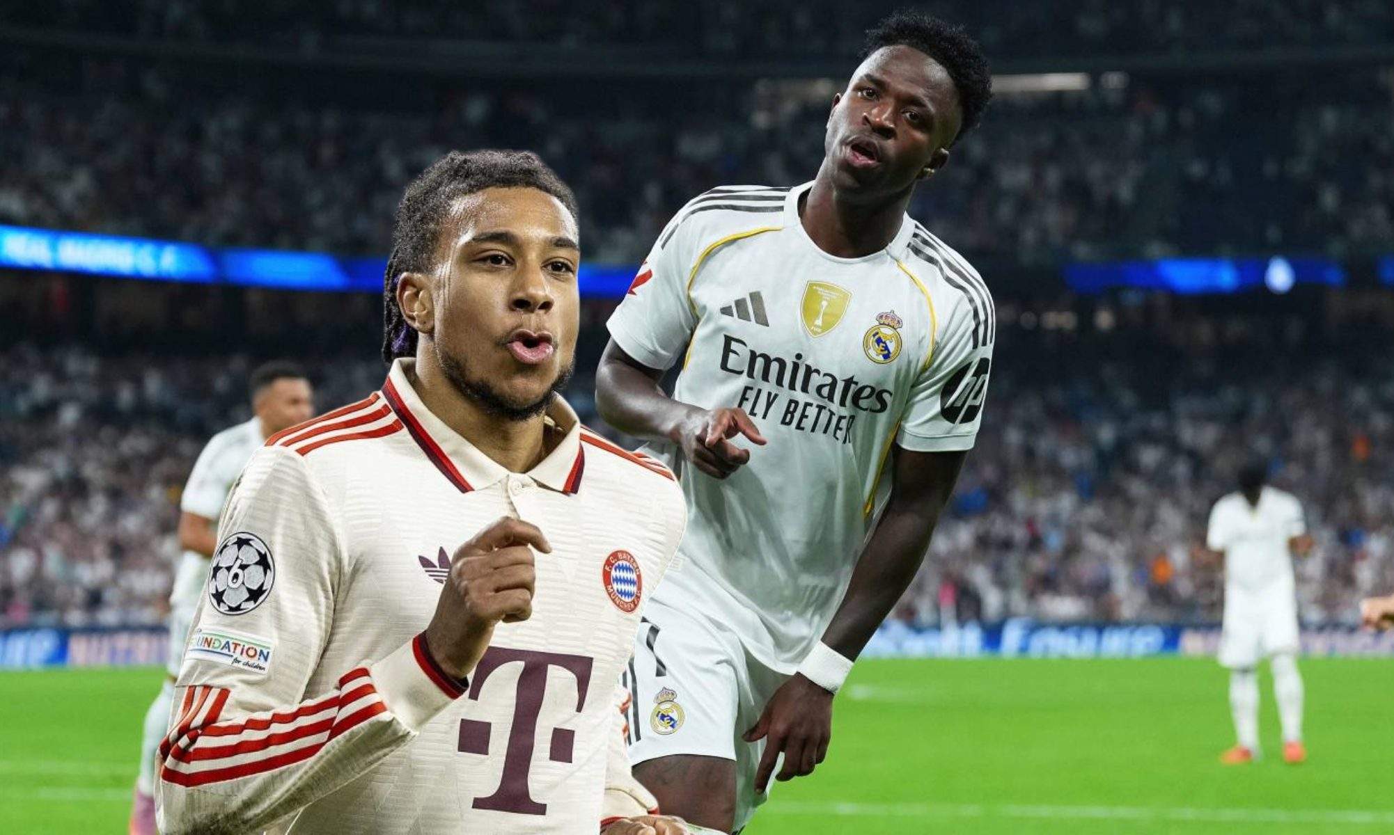 La comparativa entre Vinicius y Olise