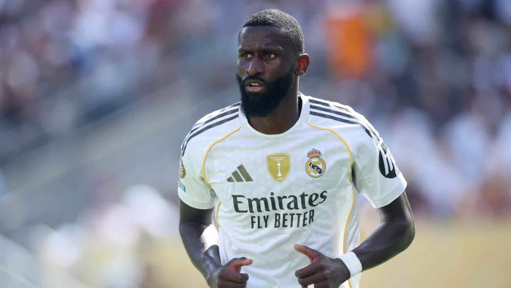 Rudiger durante un partido del Mundialde Clubes