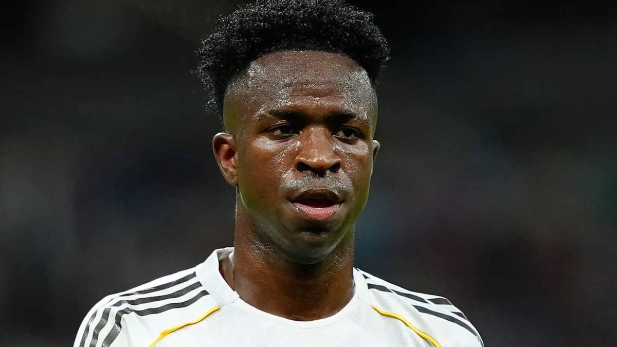 Vinícius Júnior jugando un partido con el Real Madrid. Vinícius Júnior jugando un partido con el Real Madrid.