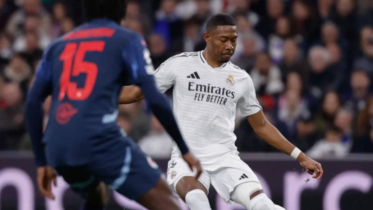David Alaba durante el partido ante el RB Salzburgo