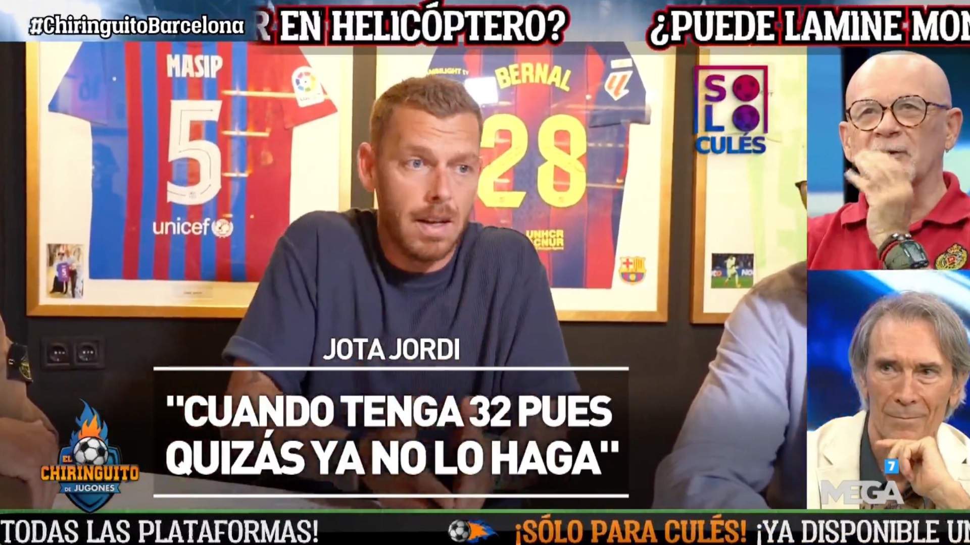 Jota Jordi no puede evitarlo y admite los palos a Lamine Yamal: "No es el mejor" 