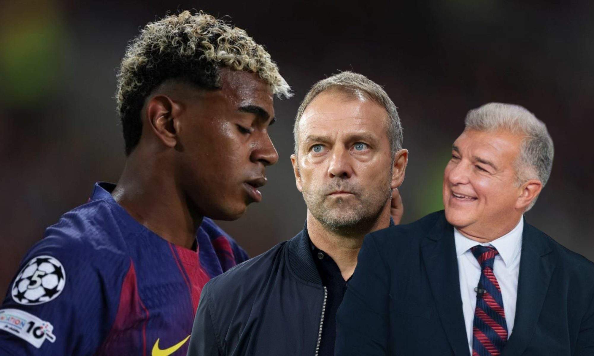 Laporta desautoriza a Flick con Lamine Yamal
