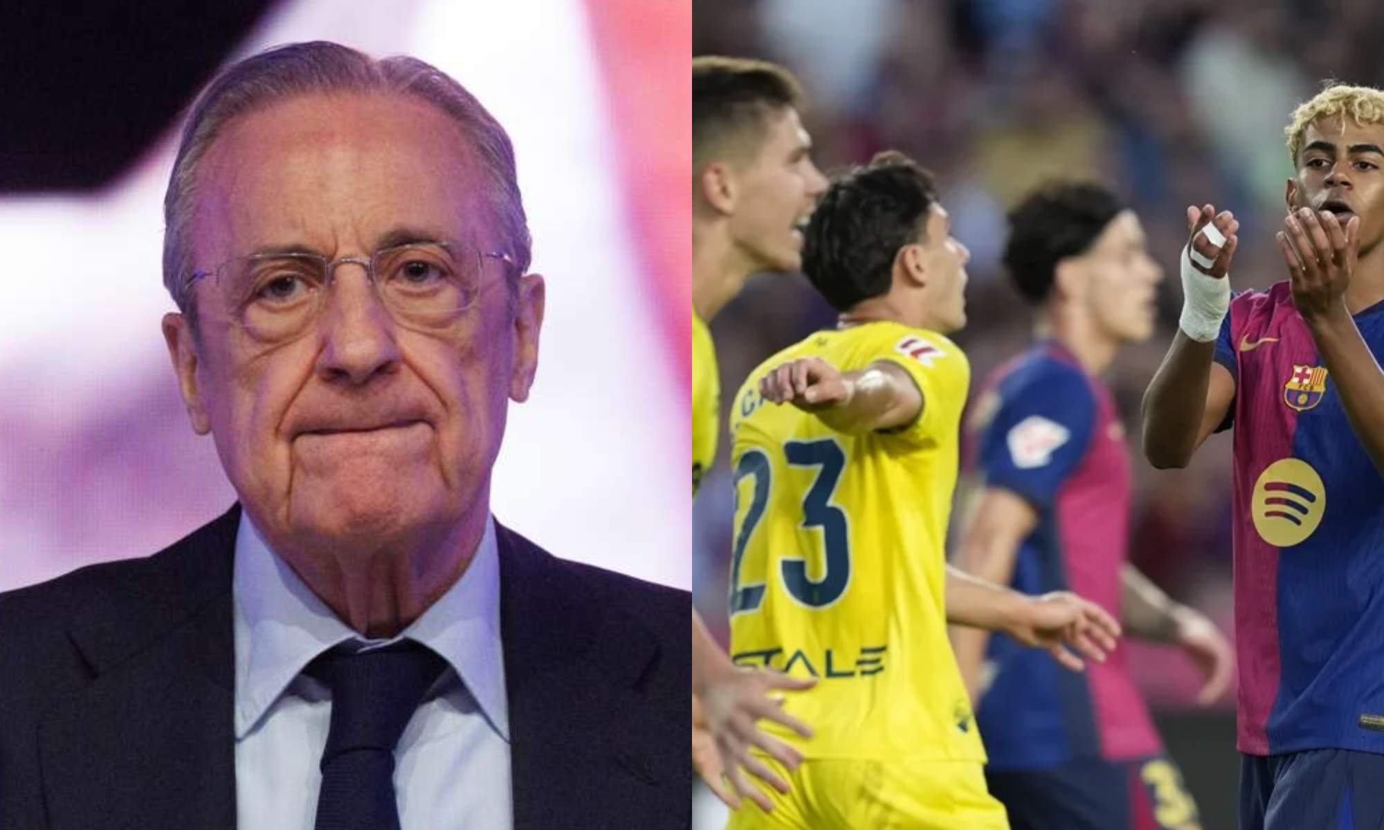 Florentino Pérez ha recibido otro espaldarazo ante la medida de la Liga de llevarse el Villarreal-Barça a Miami. Florentino Pérez ha recibido otro espaldarazo ante la medida de la Liga de llevarse el Villarreal-Barça a Miami.