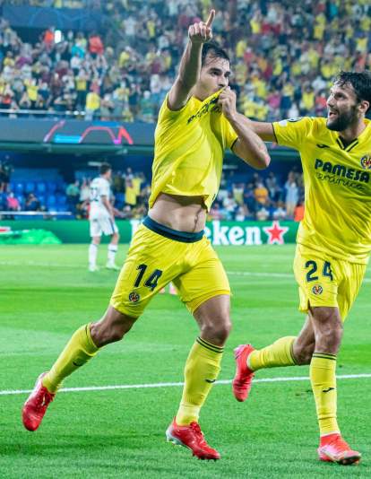 villarreal celebracion gol