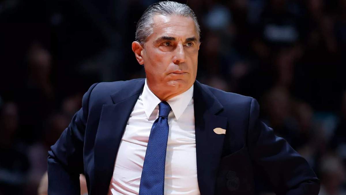 Sergio Scariolo, entrenador del Real Madrid Sergio Scariolo, entrenador del Real Madrid