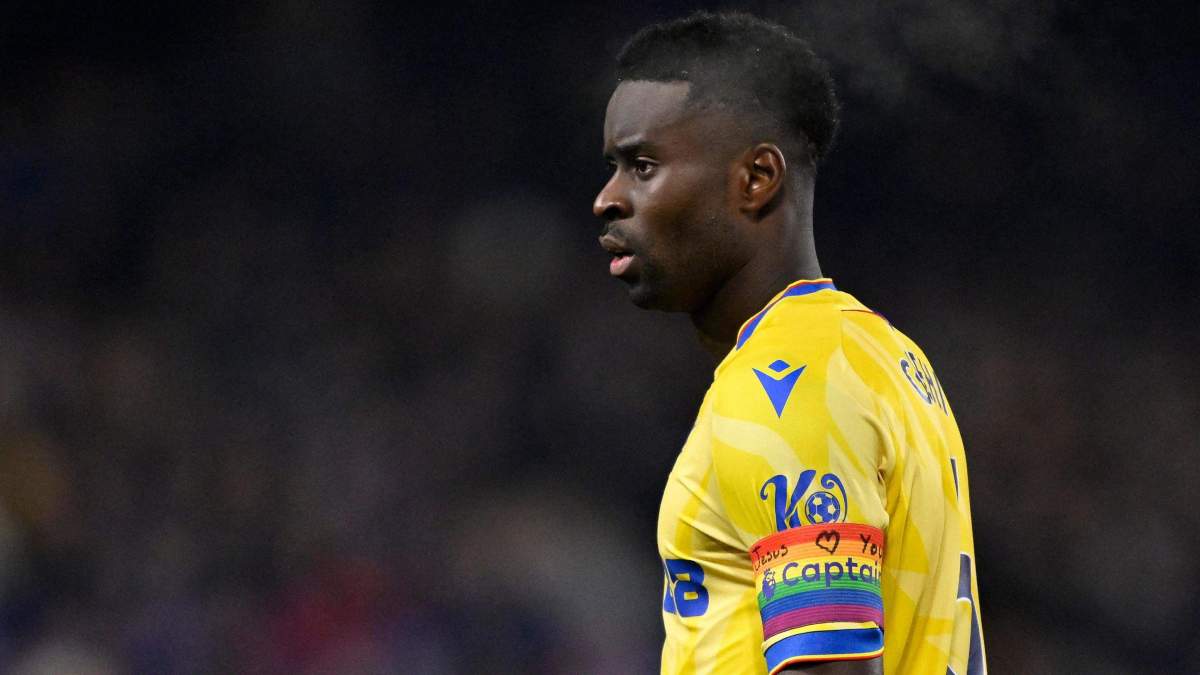 Marc Guehi durante un partido con el Crystal Palace Marc Guehi durante un partido con el Crystal Palace
