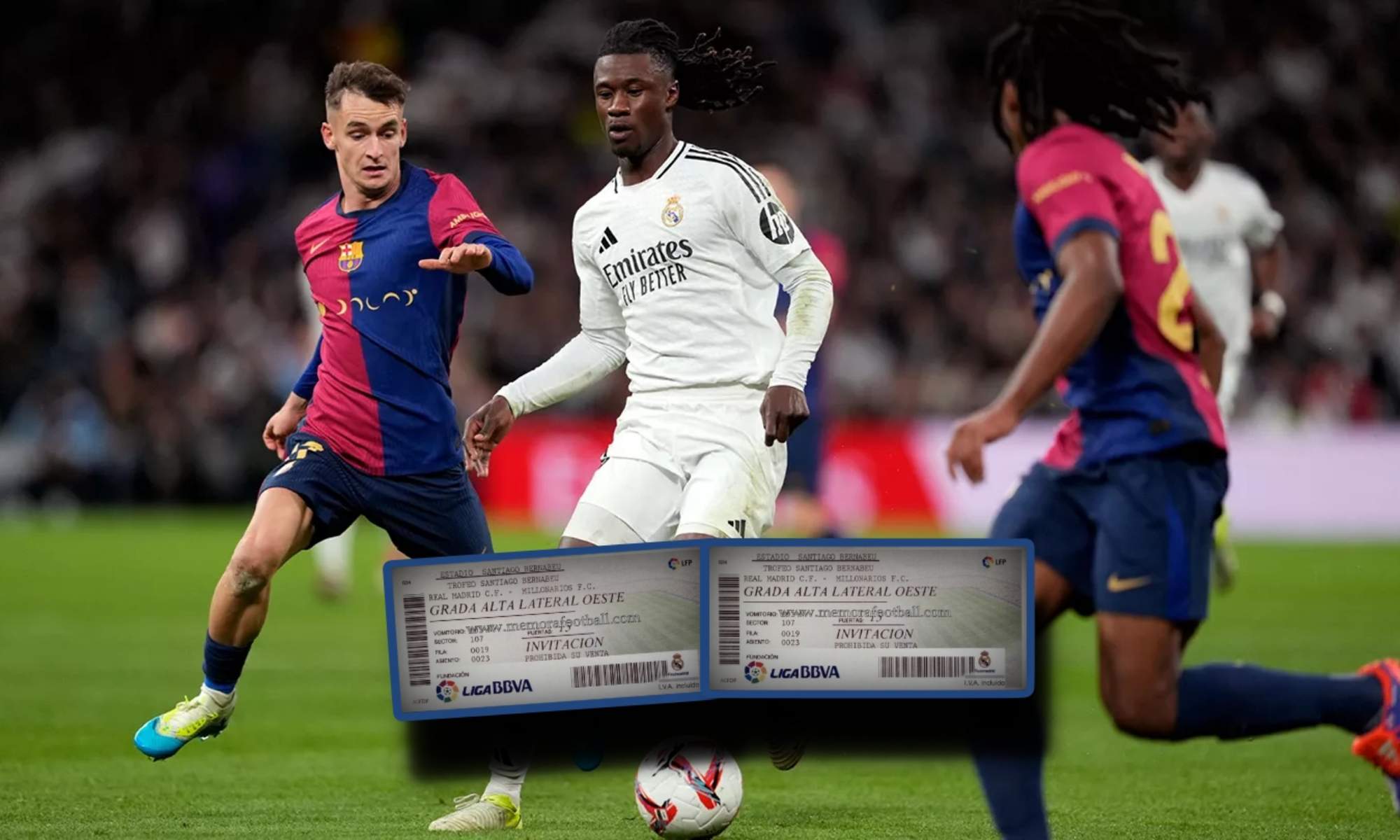 Se espera que el Santiago Bernabéu se llene para vivir el Clásico entre el Real Madrid y el Barça del próximo 26 de octubre.