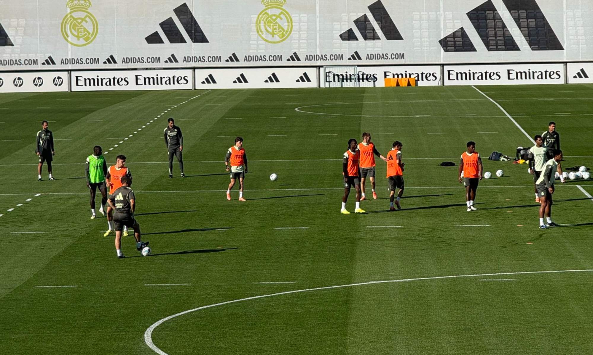 El Real Madrid se entrena en la víspera al partido contra el Getafe
