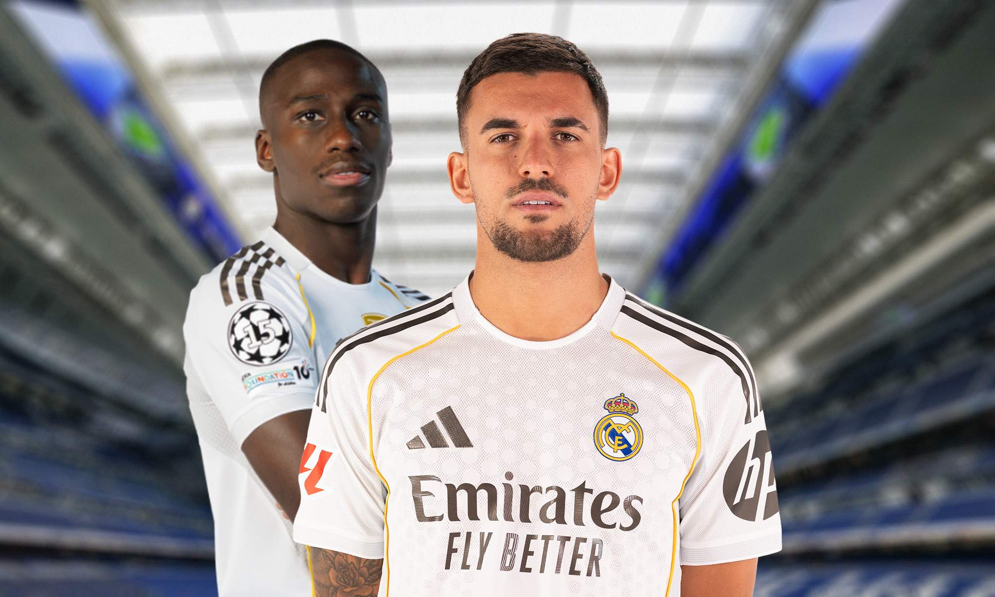 Dani Ceballos, Ferland Mendy y el Santiago Bernabéu.