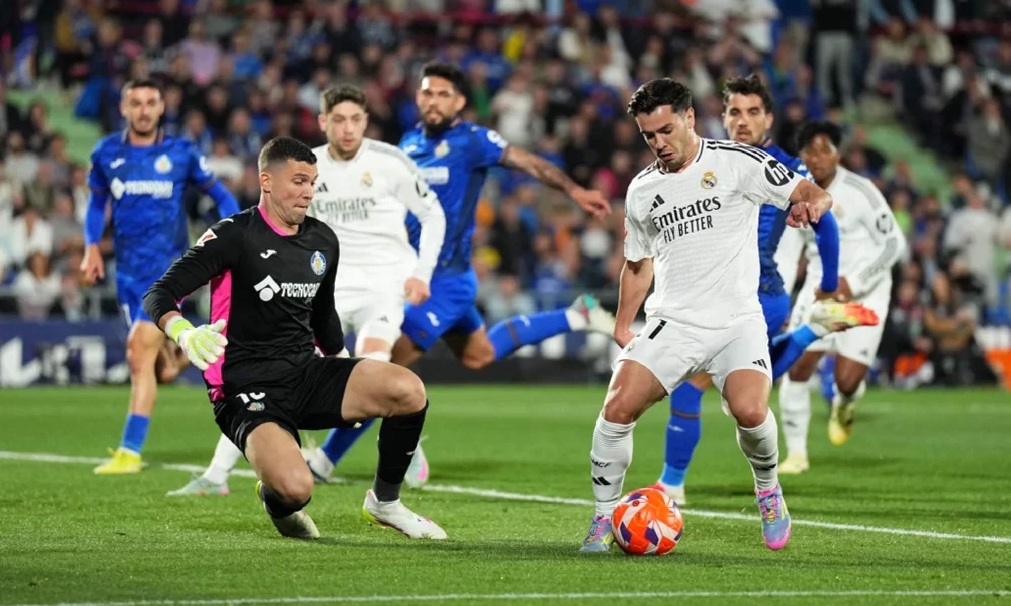 Una foto del Getafe - Real Madrid de la temporada pasada.