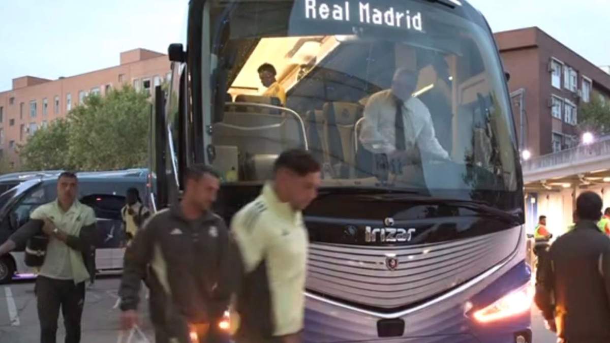 Real Madrid Autobús Getafe Llegada Real Madrid Autobús Getafe Llegada