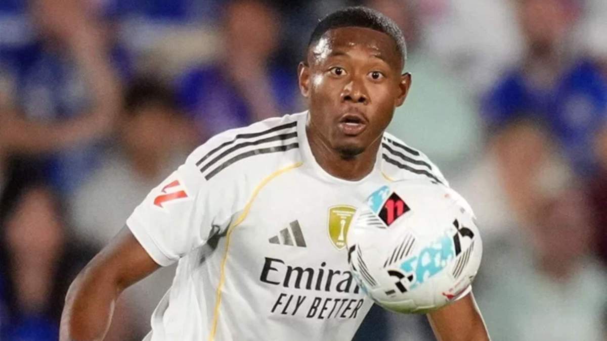 David Alaba jugó 45 minutos contra el Getafe y ya no salió en la segunda parte, siendo el primer cambio del Real Madrid. David Alaba jugó 45 minutos contra el Getafe y ya no salió en la segunda parte, siendo el primer cambio del Real Madrid.