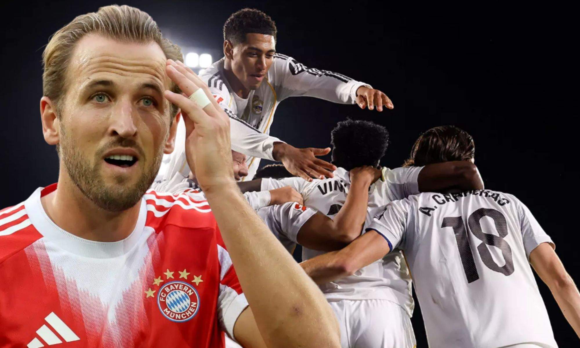 Harry Kane señala a cuatro jugadores del Real Madrid como los mejores