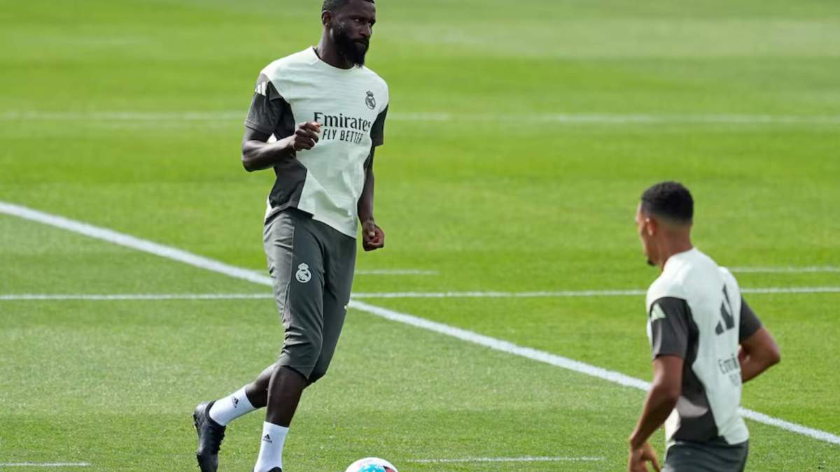 Antonio Rüdiger se lesionó durante un entrenamiento en Valdebebas el pasado 12 de septiembre.