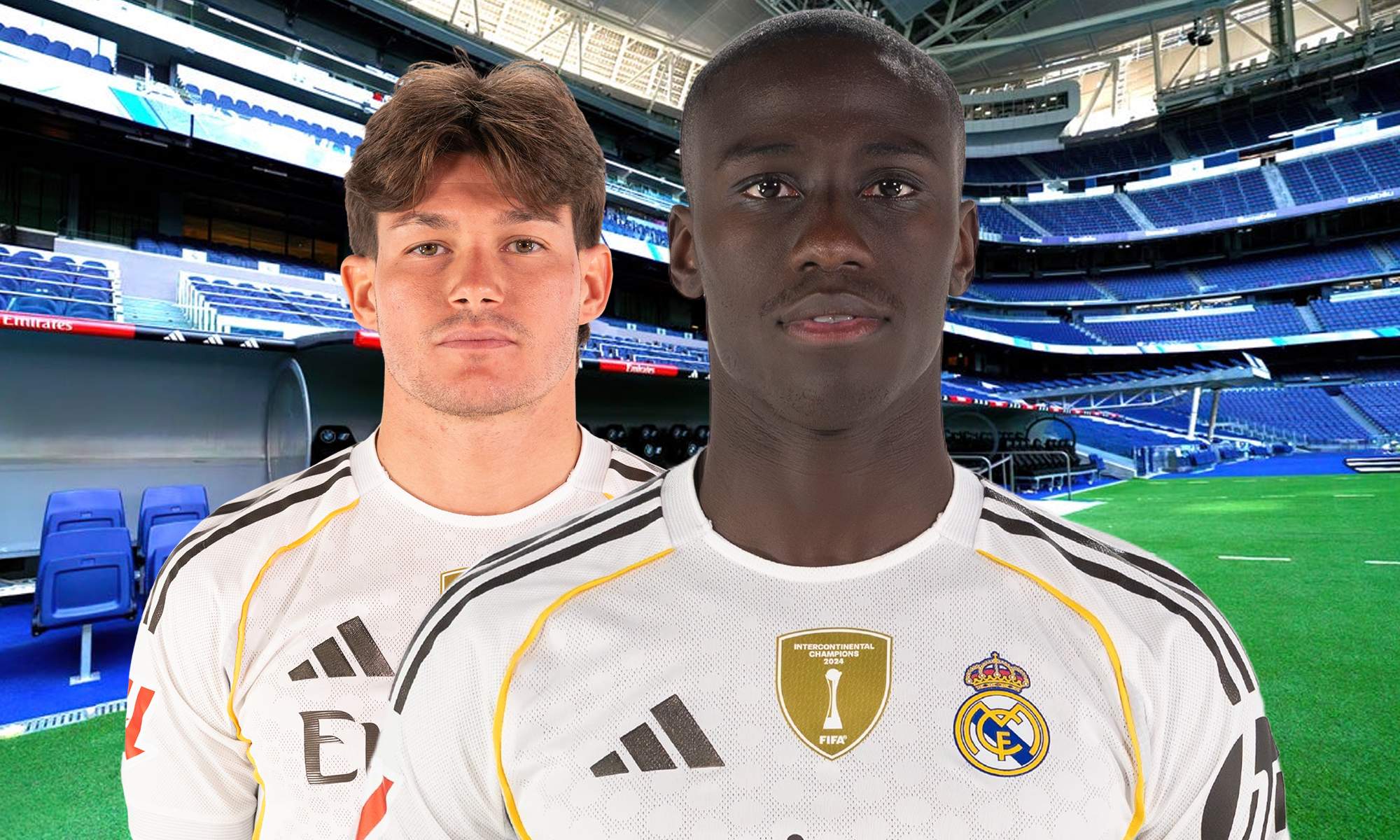 Ferland Mendy, Fran García y el Santiago Bernabéu.