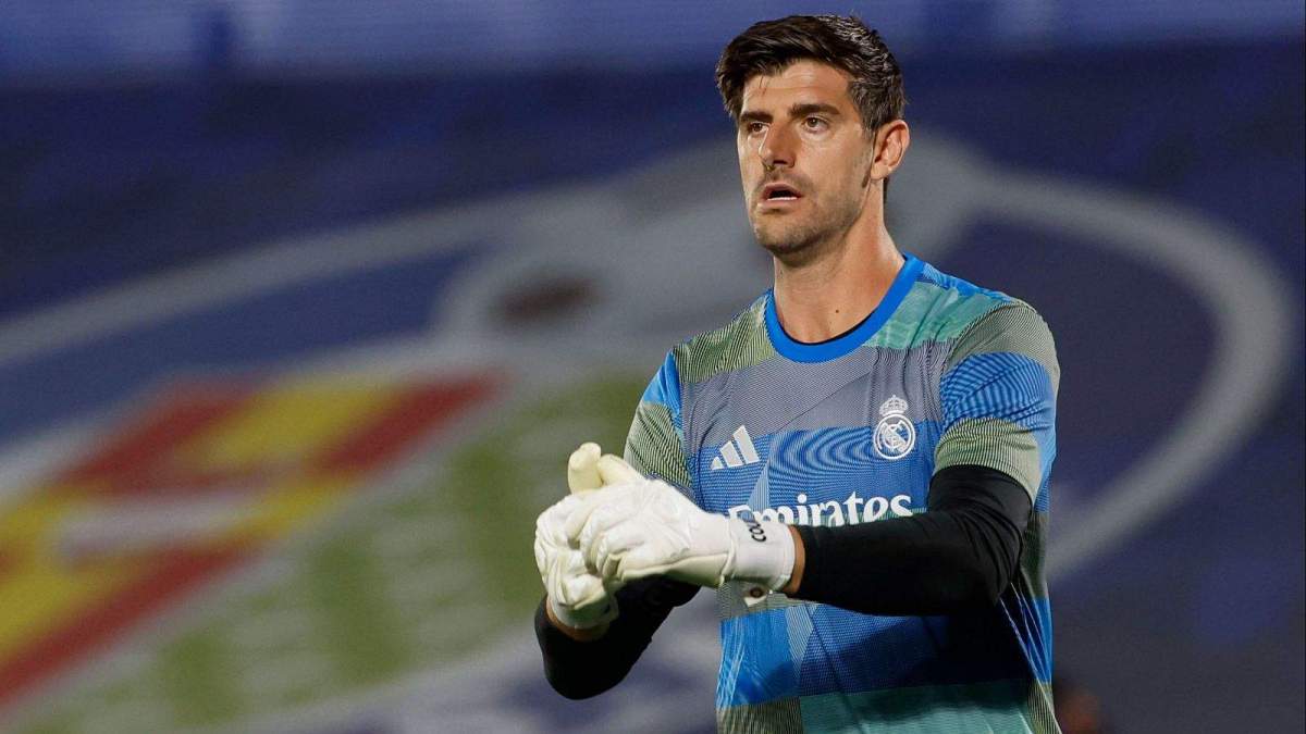 Courtois en el Coliseum Courtois en el Coliseum