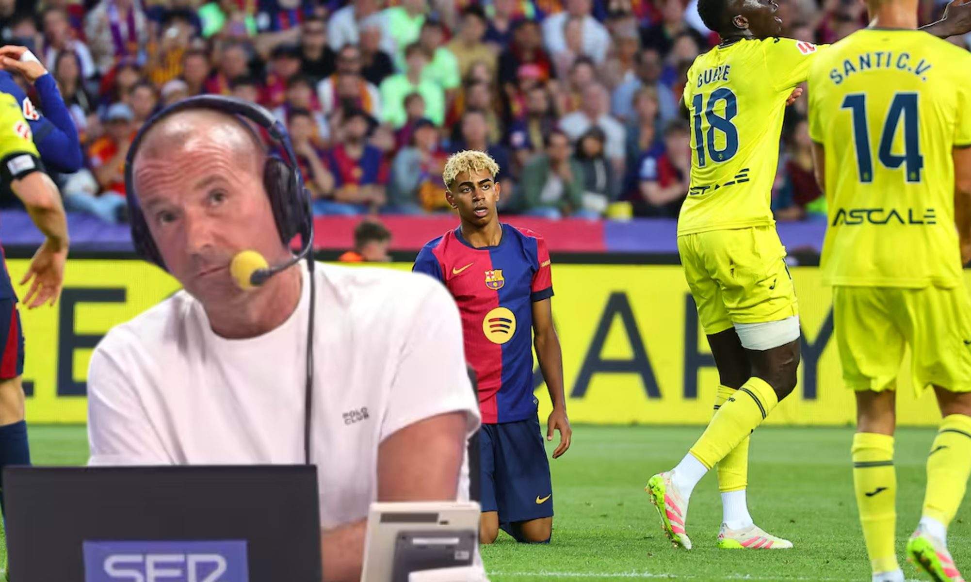 Manu Carreño destroza a Tebas por el Villarreal - Barça