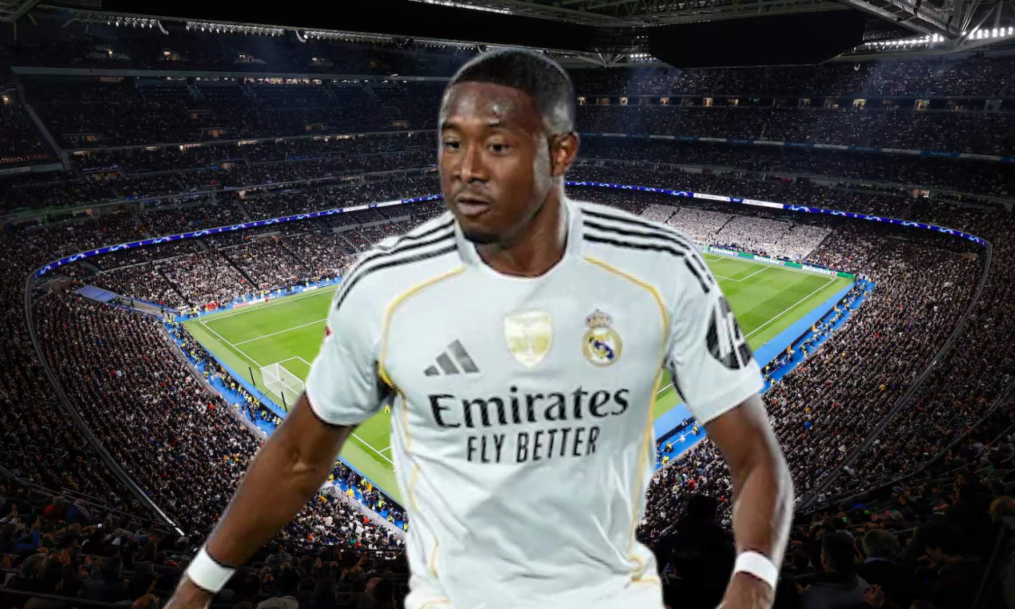 David Alaba quiere alargar su contrato con el Real Madrid, aunque en el club lo ven como altamente improbable.