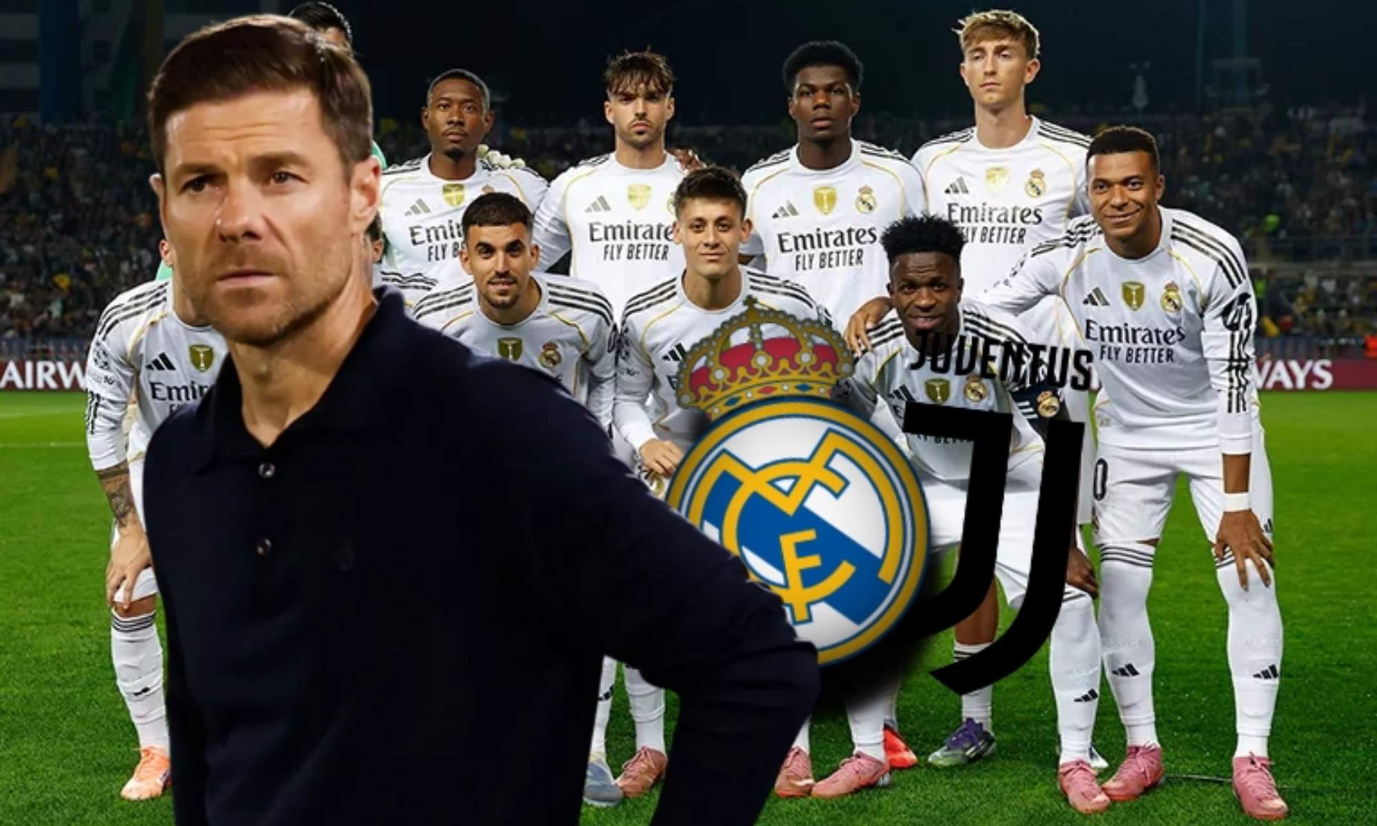 El Real Madrid recibe a la Juventus para disputar la tercera jornada de la liguilla en Champions, con cambios en la alineación por parte de Xabi Alonso.